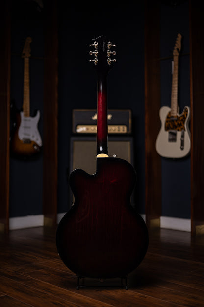 2018 Gretsch G6119-1962HT Chet Atkins Tennessee Rose HT Electric Guitar - Burgundy