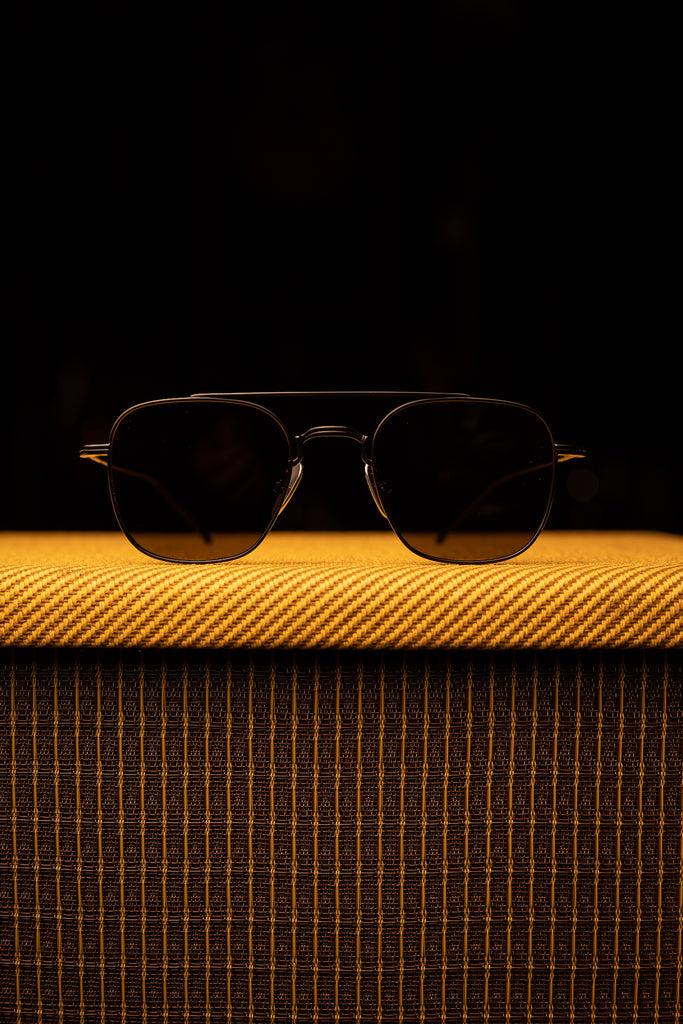 Johann Wolff Sunglasses - Fleiger in Matte Black w/ Brown Polarized Lenses
