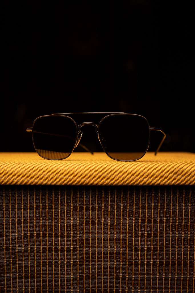 Johann Wolff Sunglasses - Fleiger in Matte Black w/ Brown Polarized Lenses