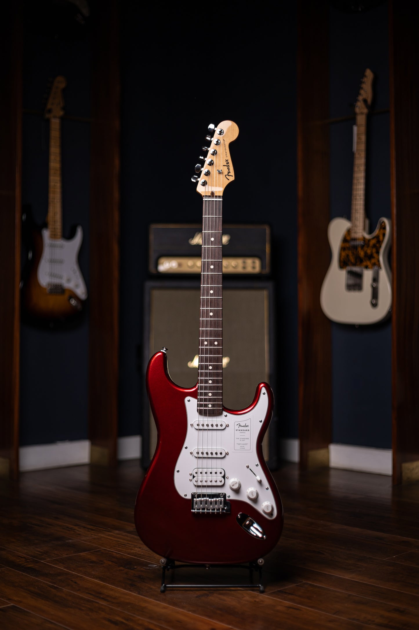 Fender Standard Stratocaster HSS Electric Guitar - Candy Cola