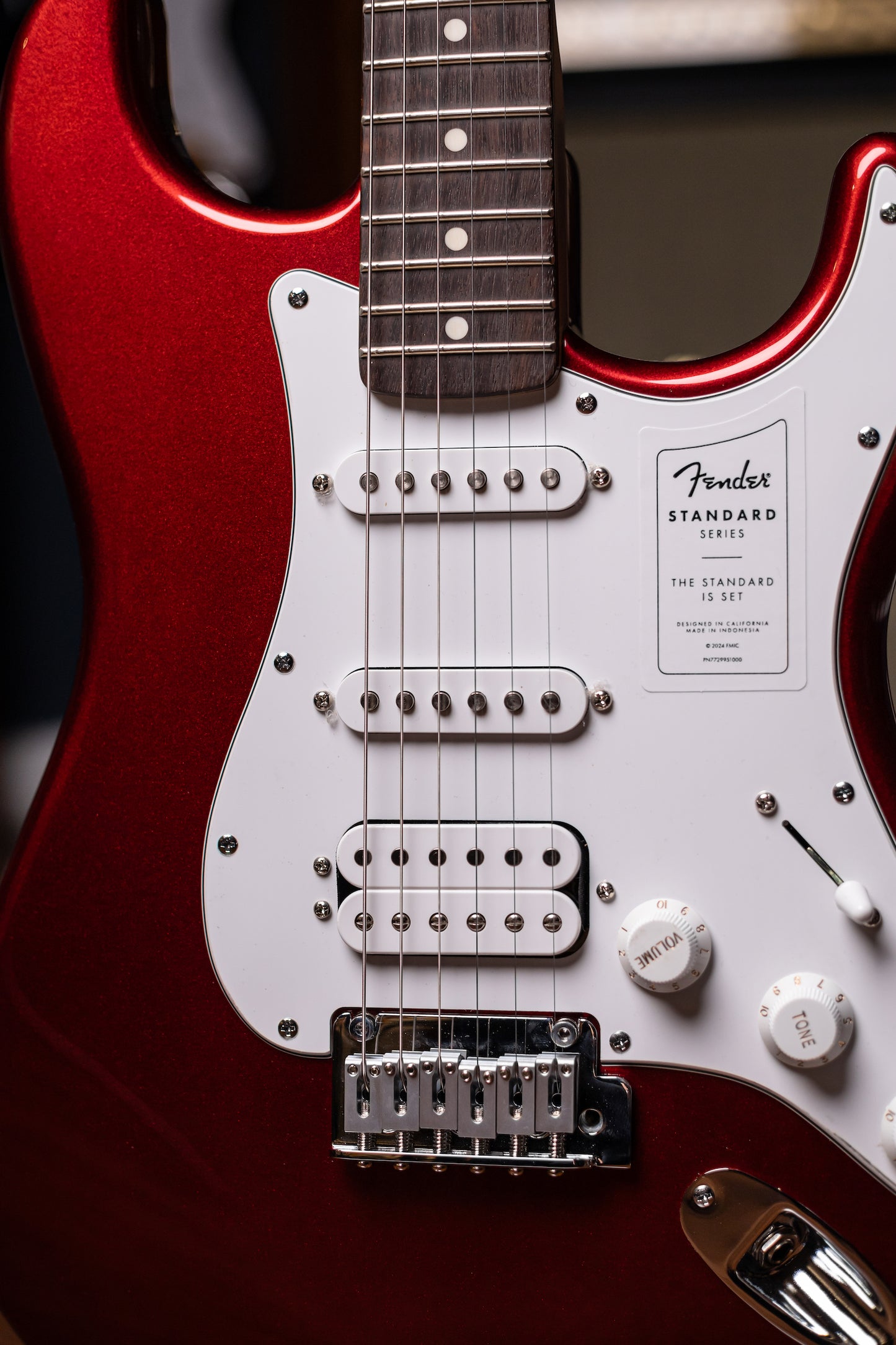 Fender Standard Stratocaster HSS Electric Guitar - Candy Cola