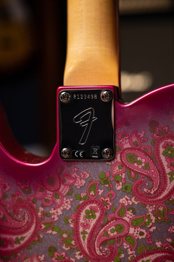 Fender Vintage Custom '68 Paisley Telecaster Electric Guitar -  Pink Paisley