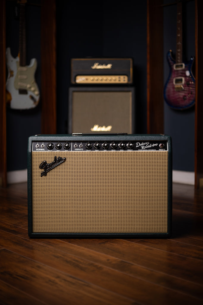 Fender ‘65 Deluxe Reverb 22-watt 1x12” Tube Combo Amp - British Racing Green