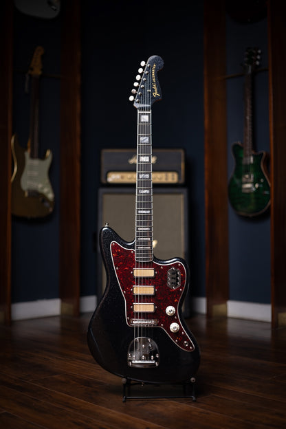 Fender Limited Edition Gold Foil Series Jazzmaster - Black Sparkle