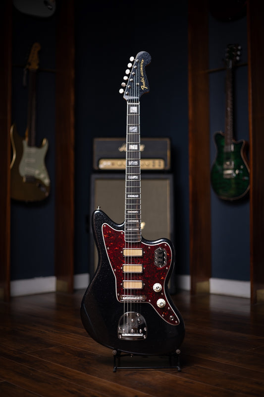 Fender Limited Edition Gold Foil Series Jazzmaster - Black Sparkle