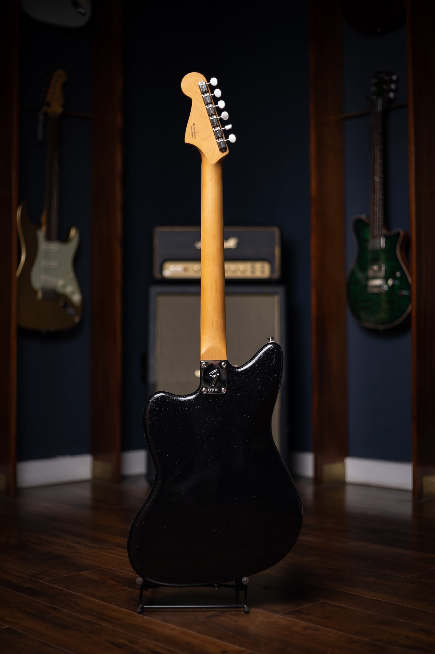 Fender Limited Edition Gold Foil Series Jazzmaster - Black Sparkle