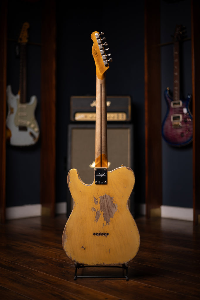 Fender Custom Shop 1951 Nocaster Super Heavy Relic Telecaster Electric Guitar - Super Faded Aged Nocaster Blonde