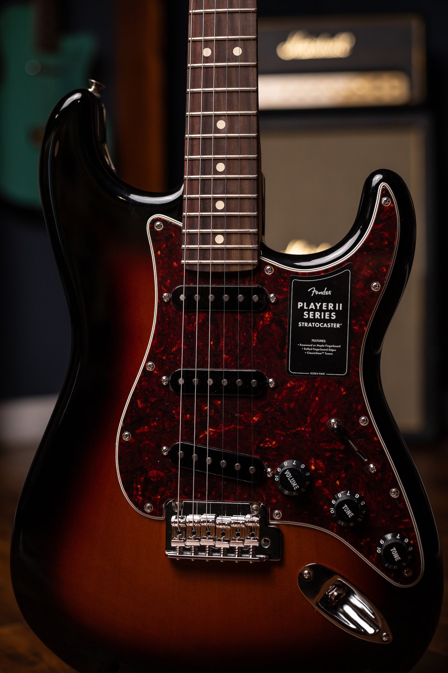 Fender Player II Stratocaster Electric Guitar - Limited-edition Sparkle 3-color Sunburst