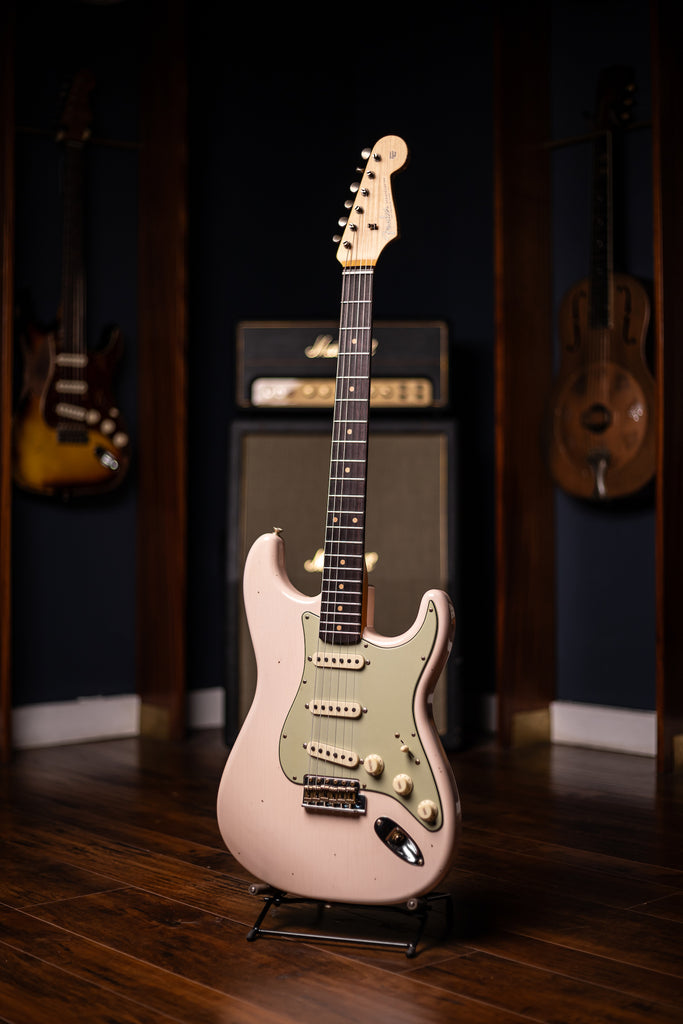 Fender Custom Shop 1959 Journeyman Stratocaster Electric Guitar - Super Faded Aged Shell Pink