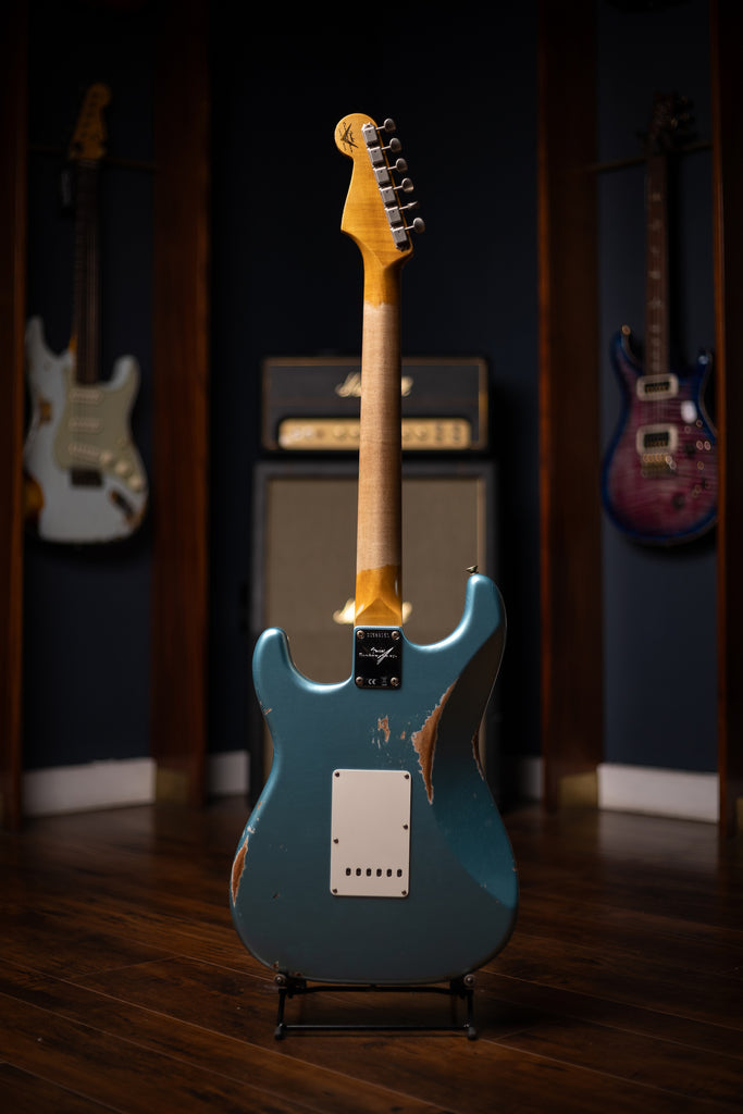 Fender Limited Edition '59 Stratocaster HSS Relic Electric Guitar - Daphne Blue Metallic