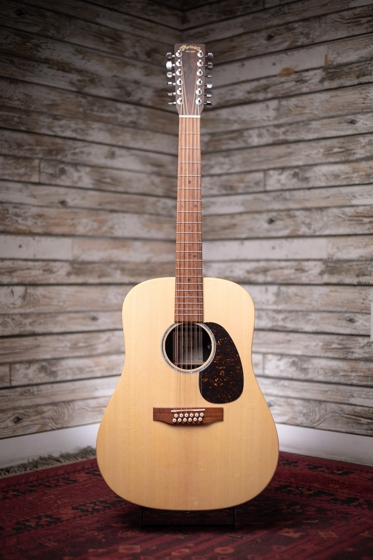 Martin D-X2E 12-String Acoustic-Electric Guitar - Brazilian Rosewood Pattern