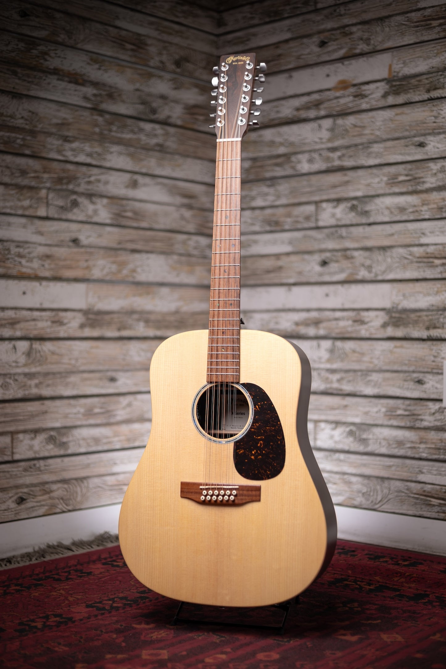 Martin D-X2E 12-String Acoustic-Electric Guitar - Brazilian Rosewood Pattern