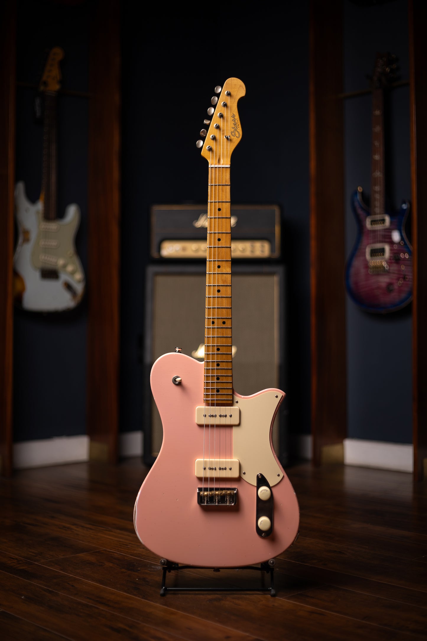Starr Guitars Tomcat Electric Guitar - Shell Pink
