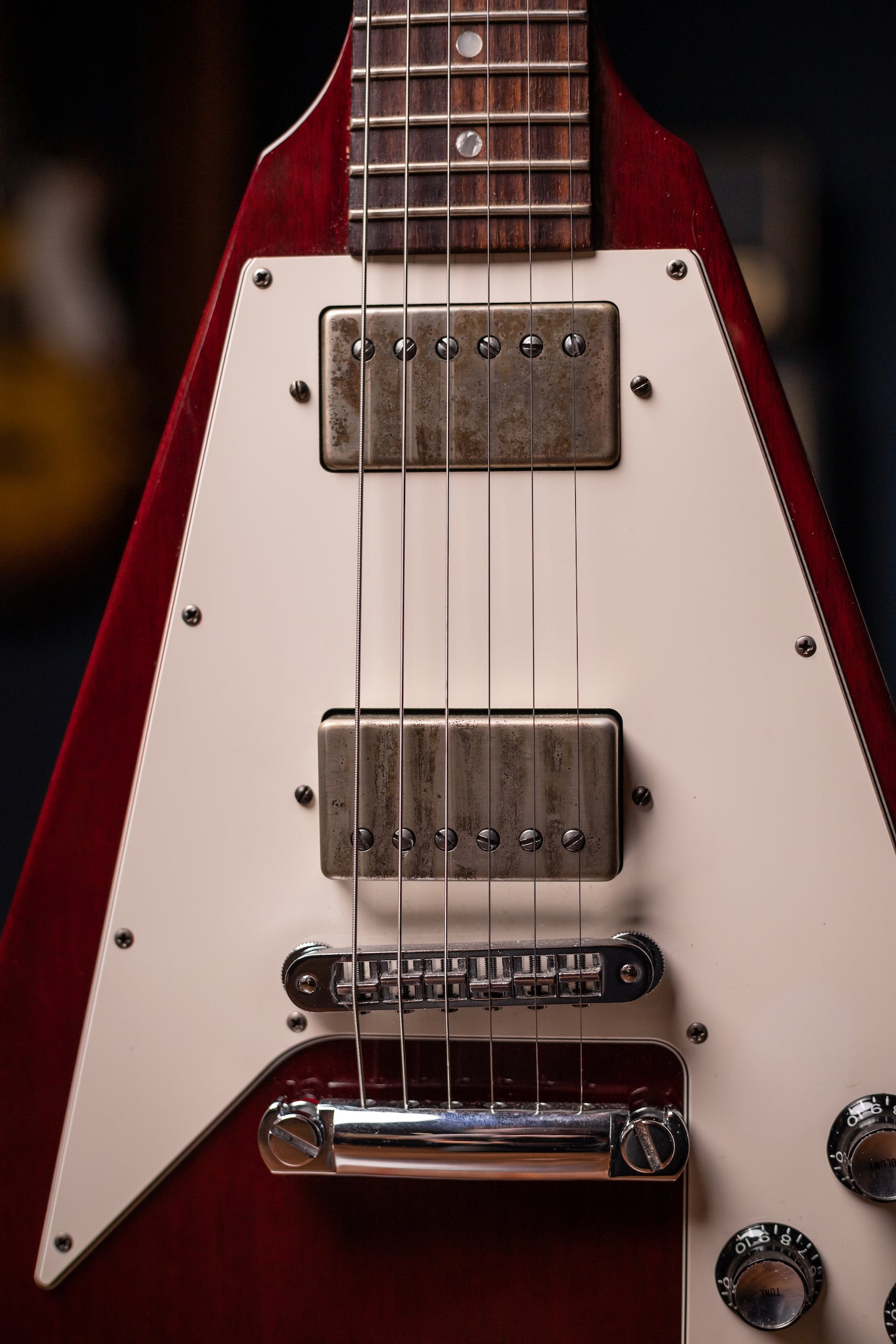 2001 Gibson '67 Flying V Electric Guitar - Cherry