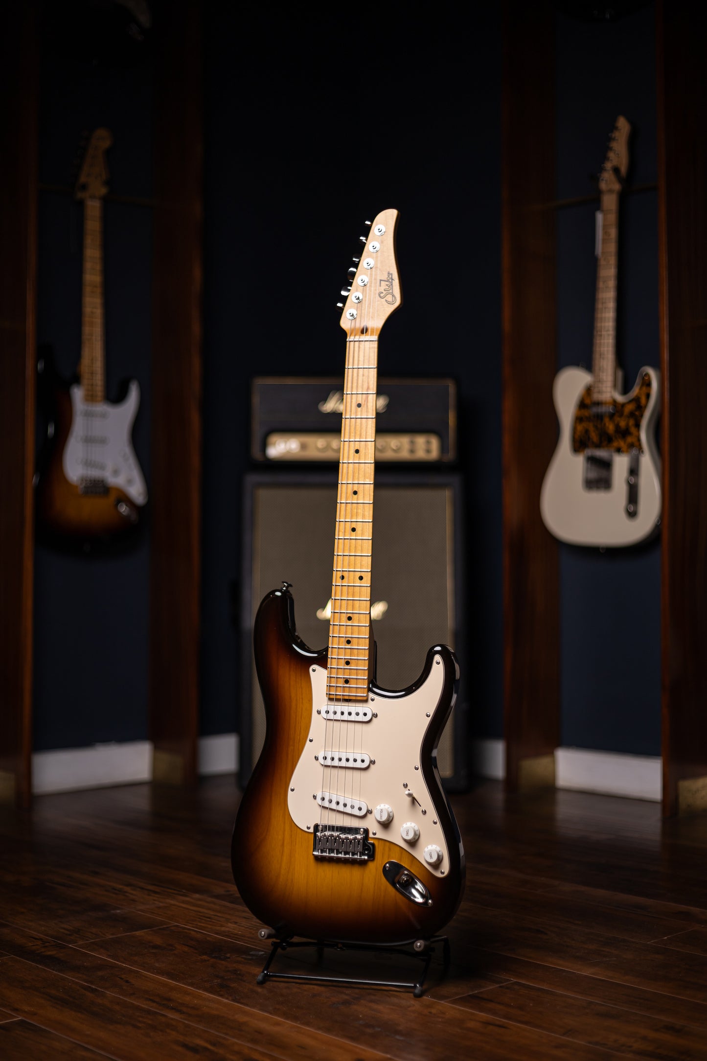 2003 Suhr Classic S Ash with Maple Frertboard Electric Guitar - Sunburst