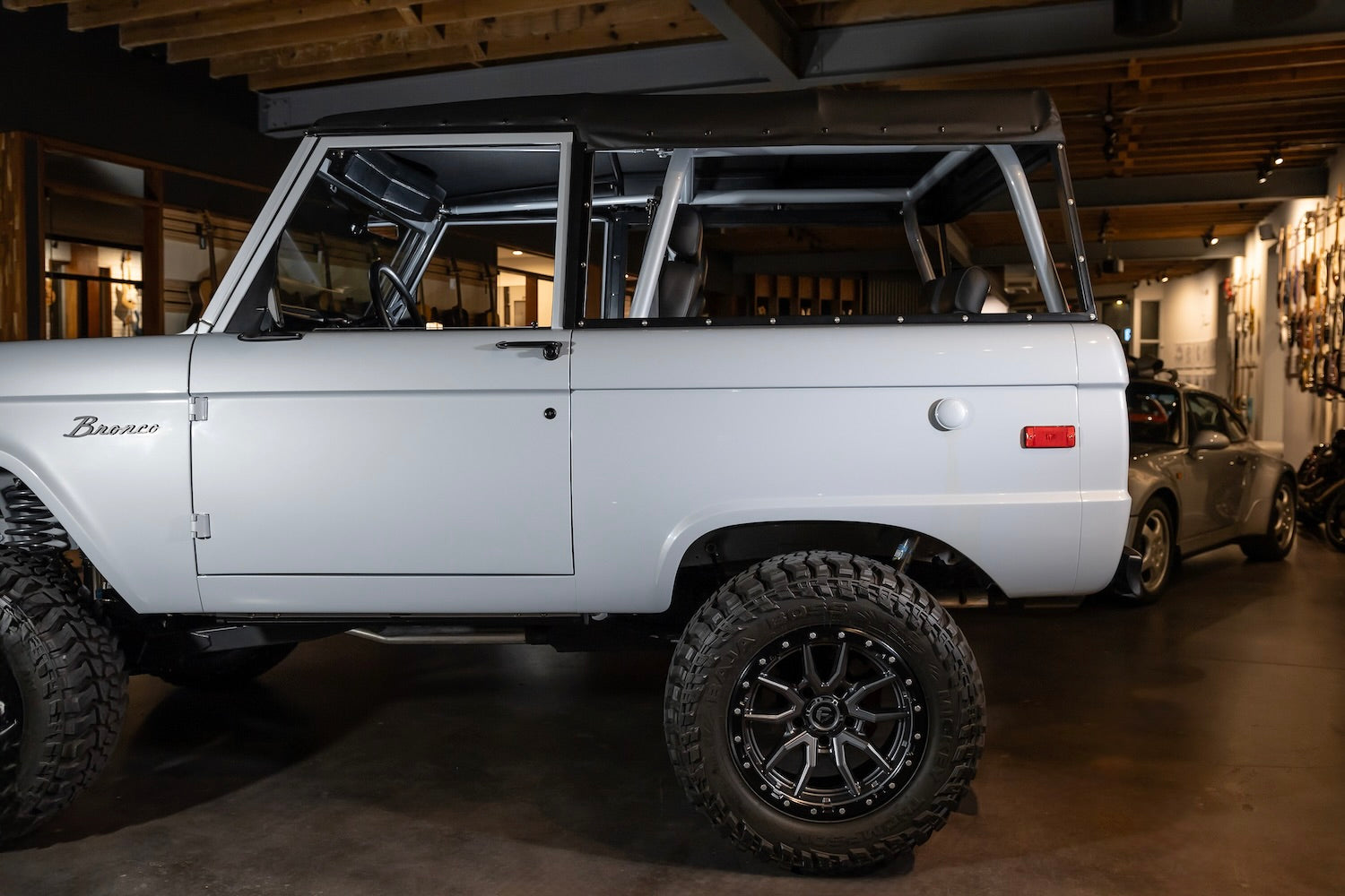 1971 Ford Bronco | Porsche Ice Grey Metallic