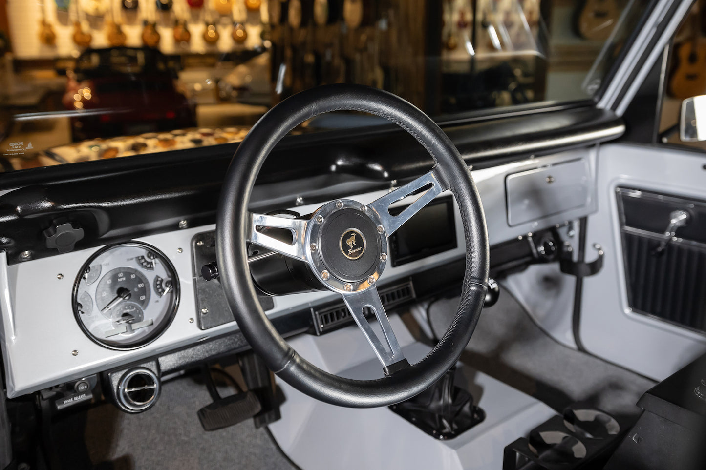 1971 Ford Bronco | Porsche Ice Grey Metallic