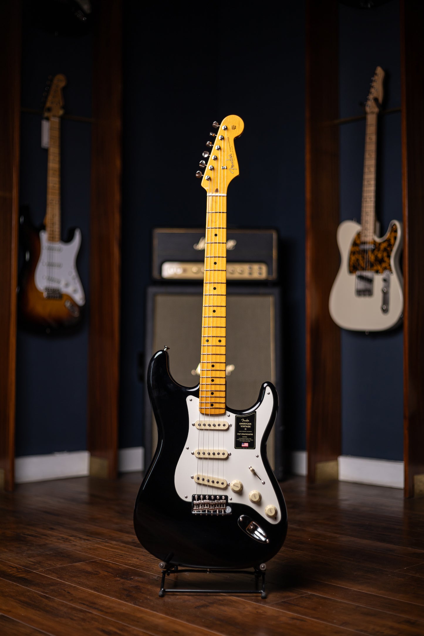 Fender American Vintage II 1957 Stratocaster® Electric Guitar - Black