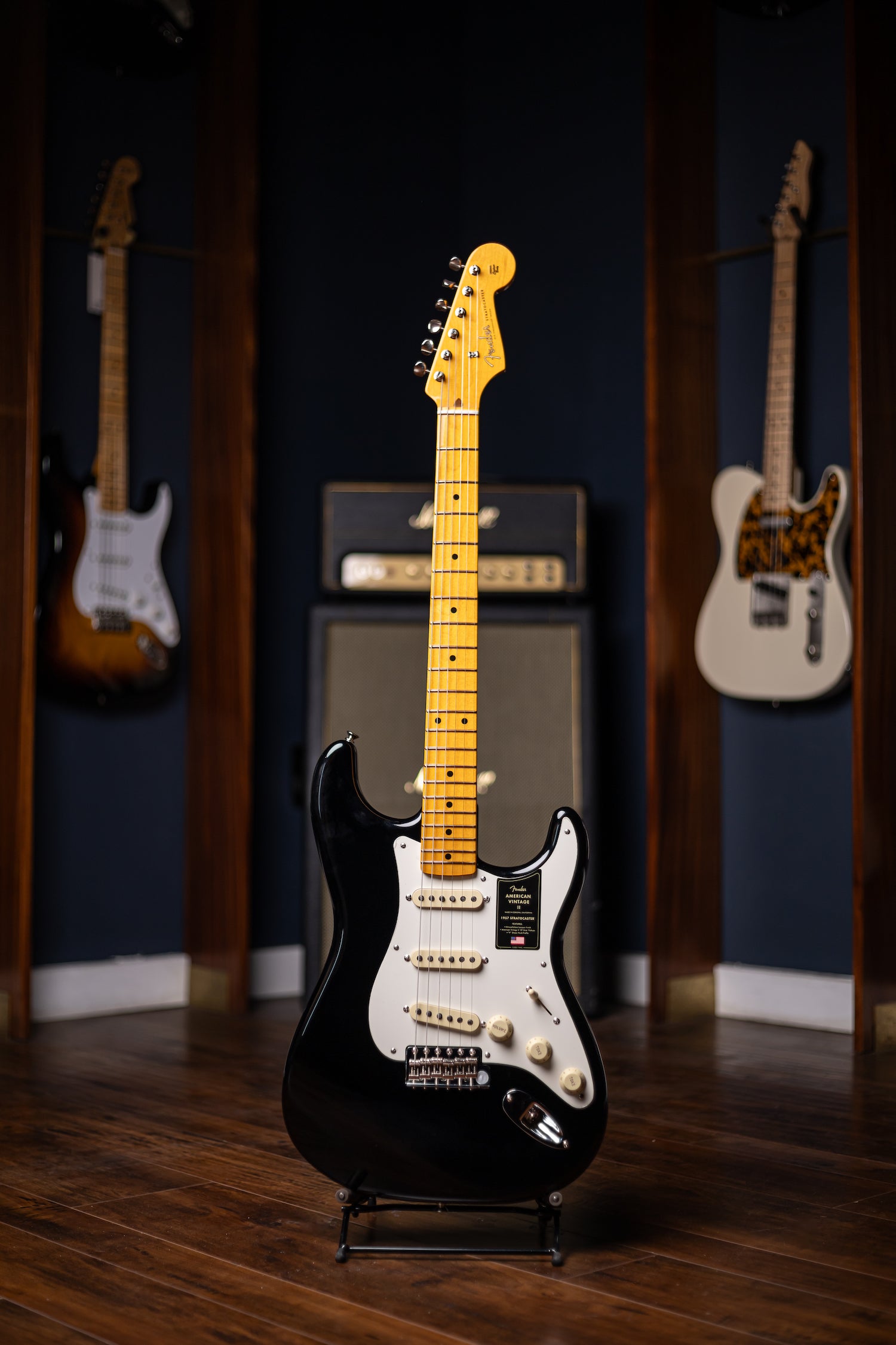 Fender American Vintage II 1957 Stratocaster® Electric Guitar - Black