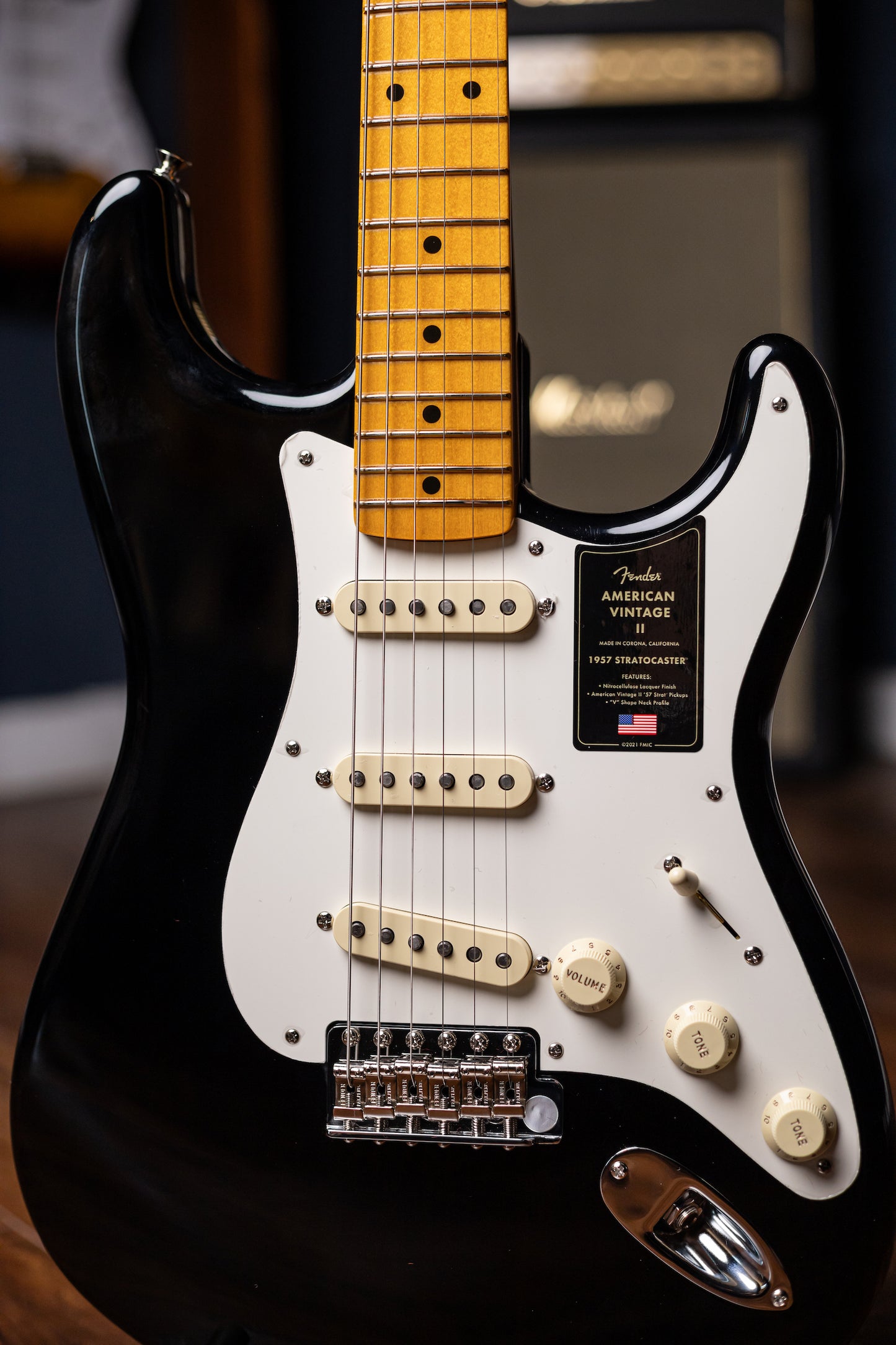 Fender American Vintage II 1957 Stratocaster® Electric Guitar - Black