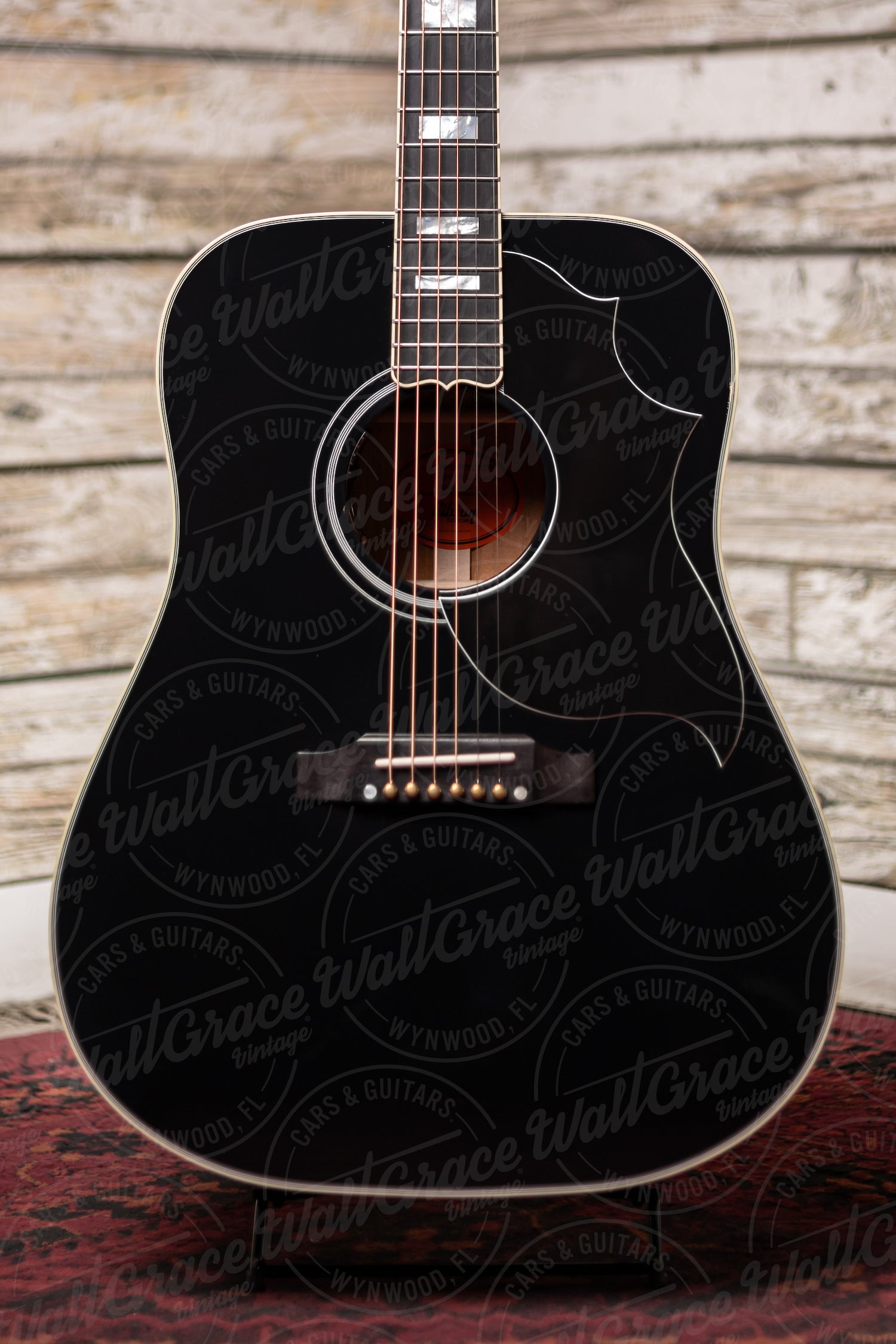 Gibson Acoustic Hummingbird Custom Acoustic-Electric Guitar - Ebony