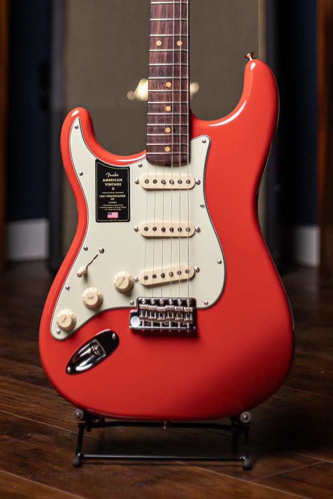 Fender American Vintage II 1961 Stratocaster® Left Handed Electric Guitar - Fiesta Red