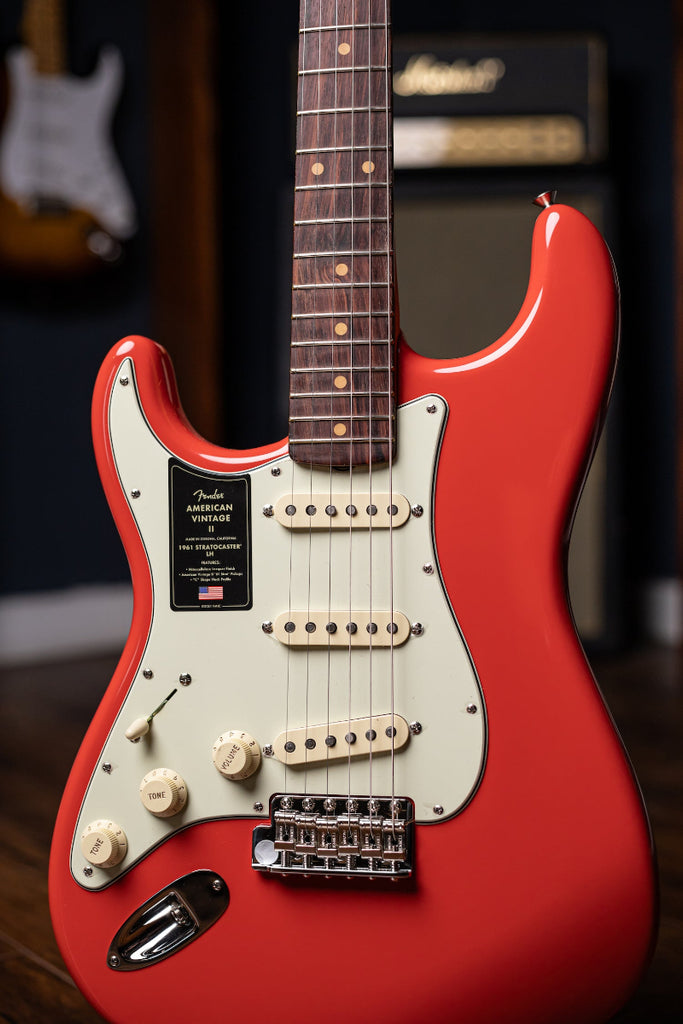 Fender American Vintage II 1961 Stratocaster® Left Handed Electric Guitar - Fiesta Red