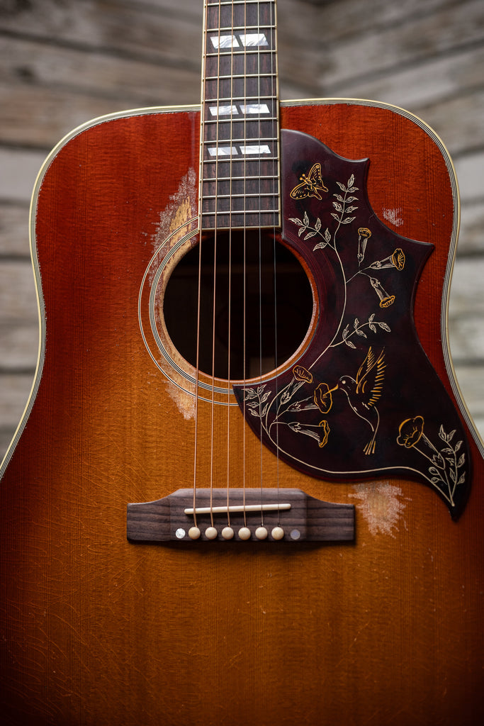 Gibson Custom Shop 1960 Hummingbird Murphy Lab Heavy Aged Acoustic Guitar - Cherry Sunburst