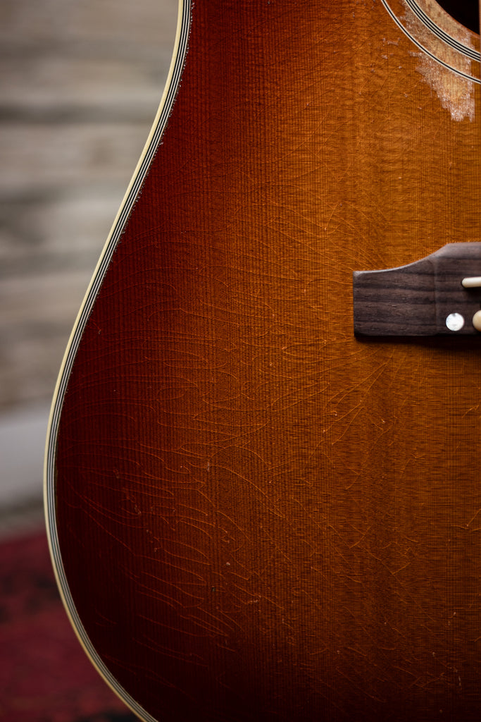 Gibson Custom Shop 1960 Hummingbird Murphy Lab Heavy Aged Acoustic Guitar - Cherry Sunburst