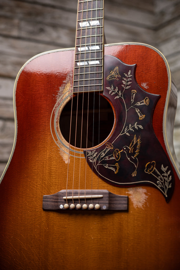 Gibson Custom Shop 1960 Hummingbird Murphy Lab Heavy Aged Acoustic Guitar - Cherry Sunburst