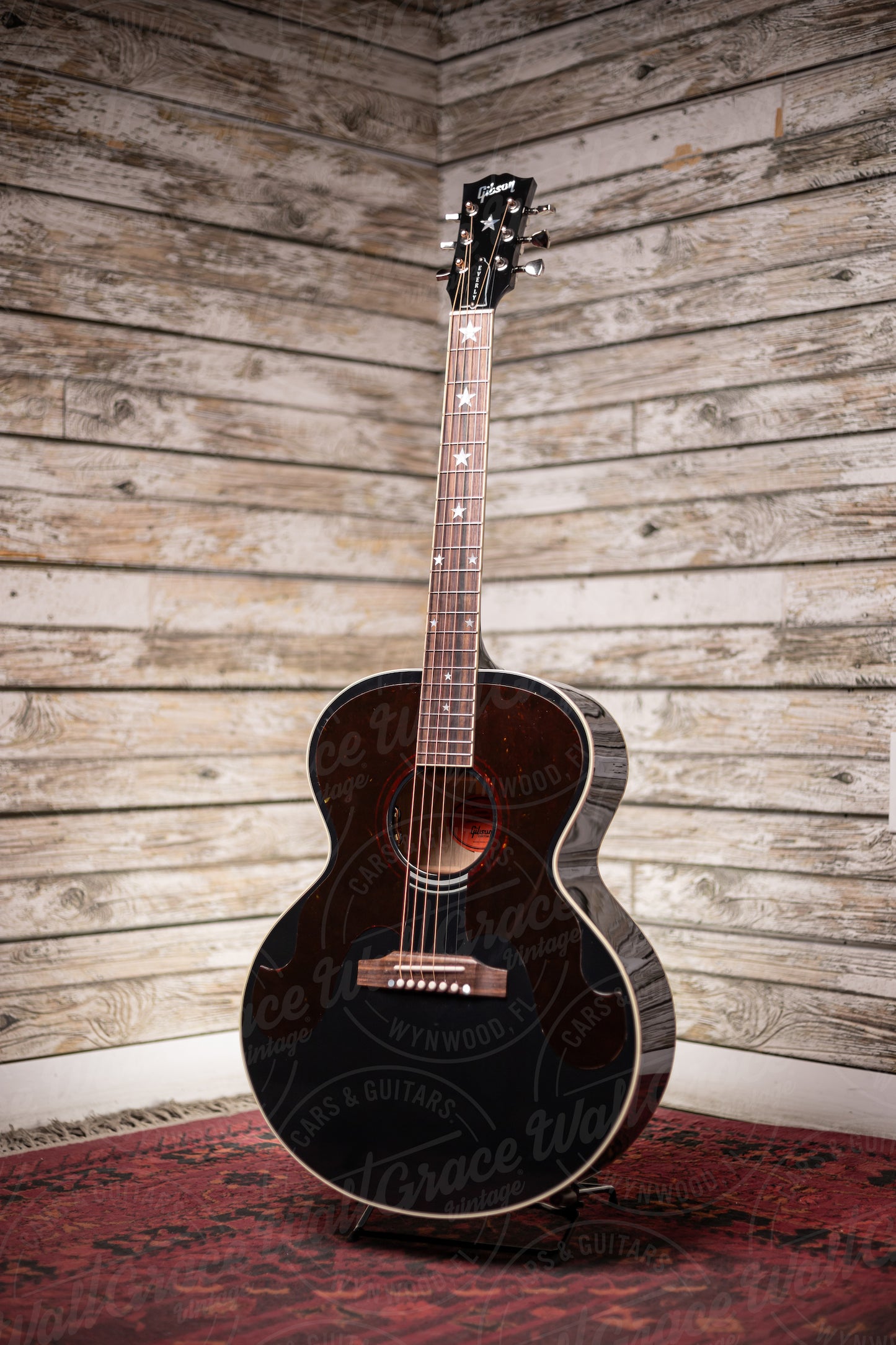 Gibson Custom Shop J-180 Everly Brothers Acoustic-Electric Guitar - Ebony