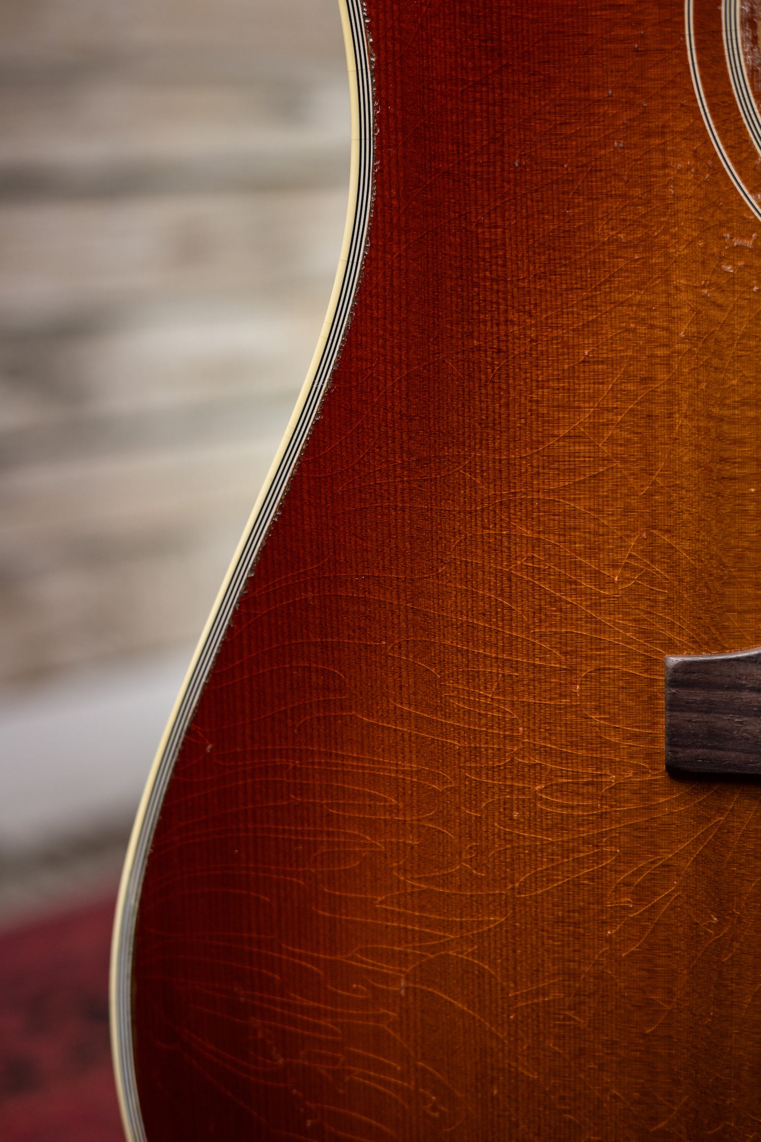 Gibson Custom Shop 1960 Hummingbird Murphy Lab Heavy Aged Acoustic Guitar - Cherry Sunburst