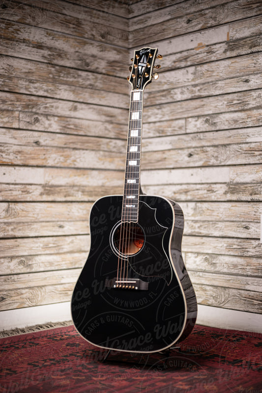 Gibson Acoustic Hummingbird Custom Acoustic-Electric Guitar - Ebony