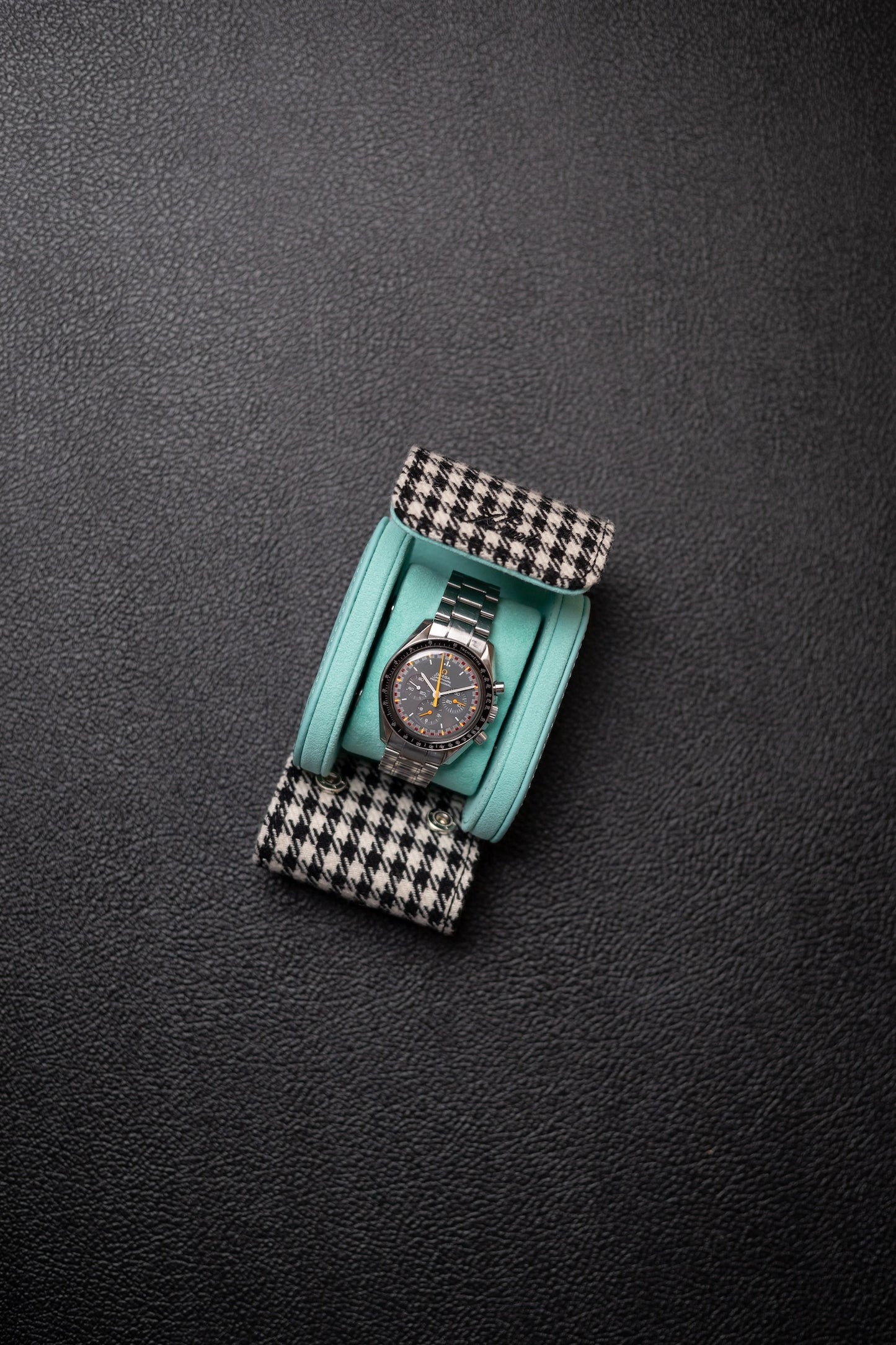 KRUK Black/ White with Tiffany Blue 1 Watch Case