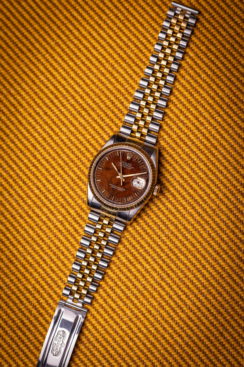 1993 Rolex Datejust "Wood Dial" Ref. 16233 Serial S477101