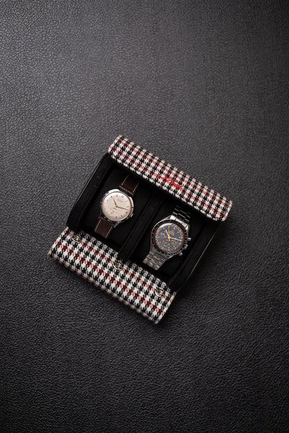 KRUK Red Pepita 2-Watch Case