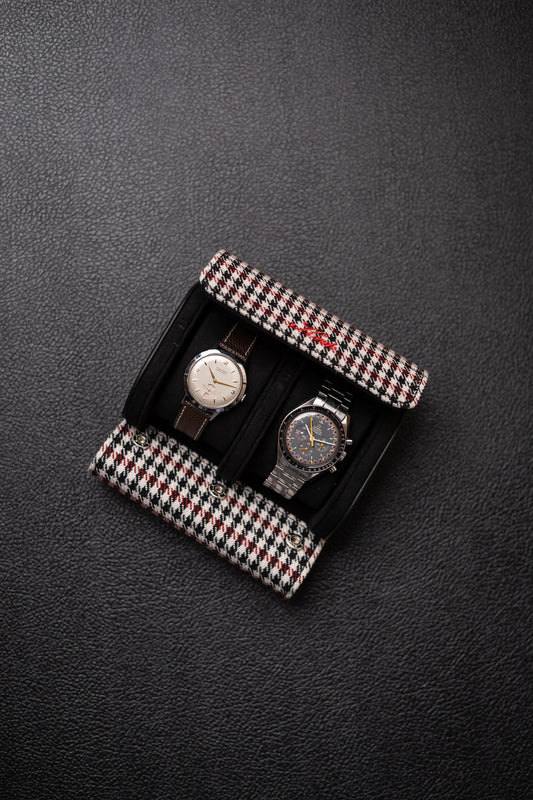 KRUK Red Pepita 2-Watch Case