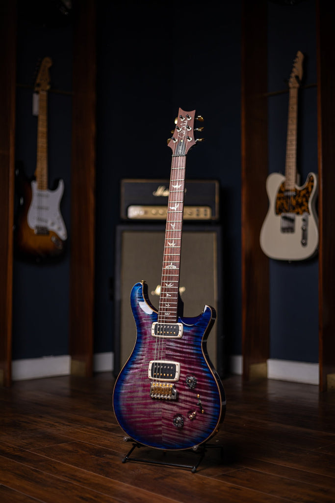 2019 PRS 408 10 Top Electric Guitar - Violet Blue Burst