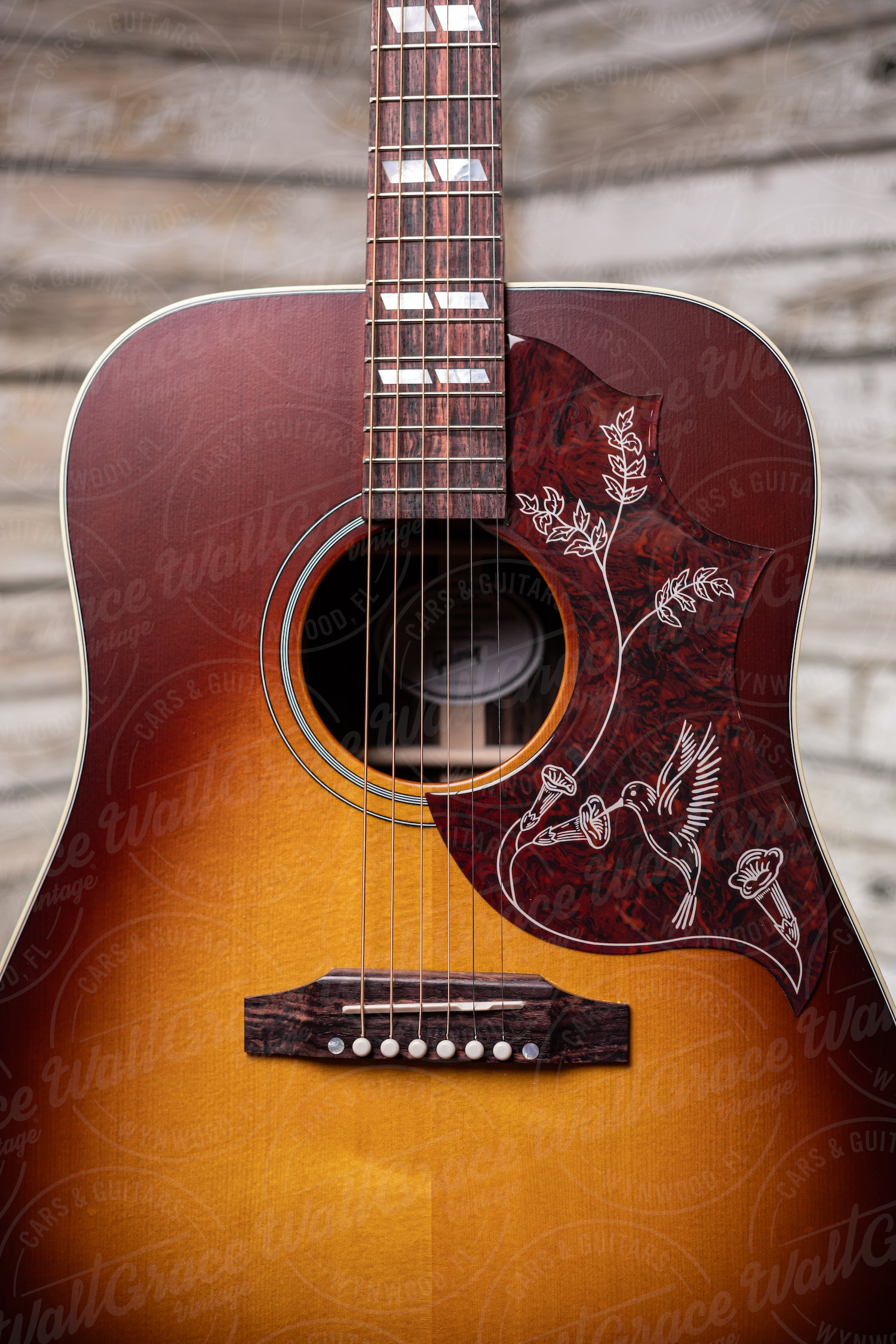Gibson Hummingbird Studio Rosewood Acoustic Guitar - Satin Rosewood Burst