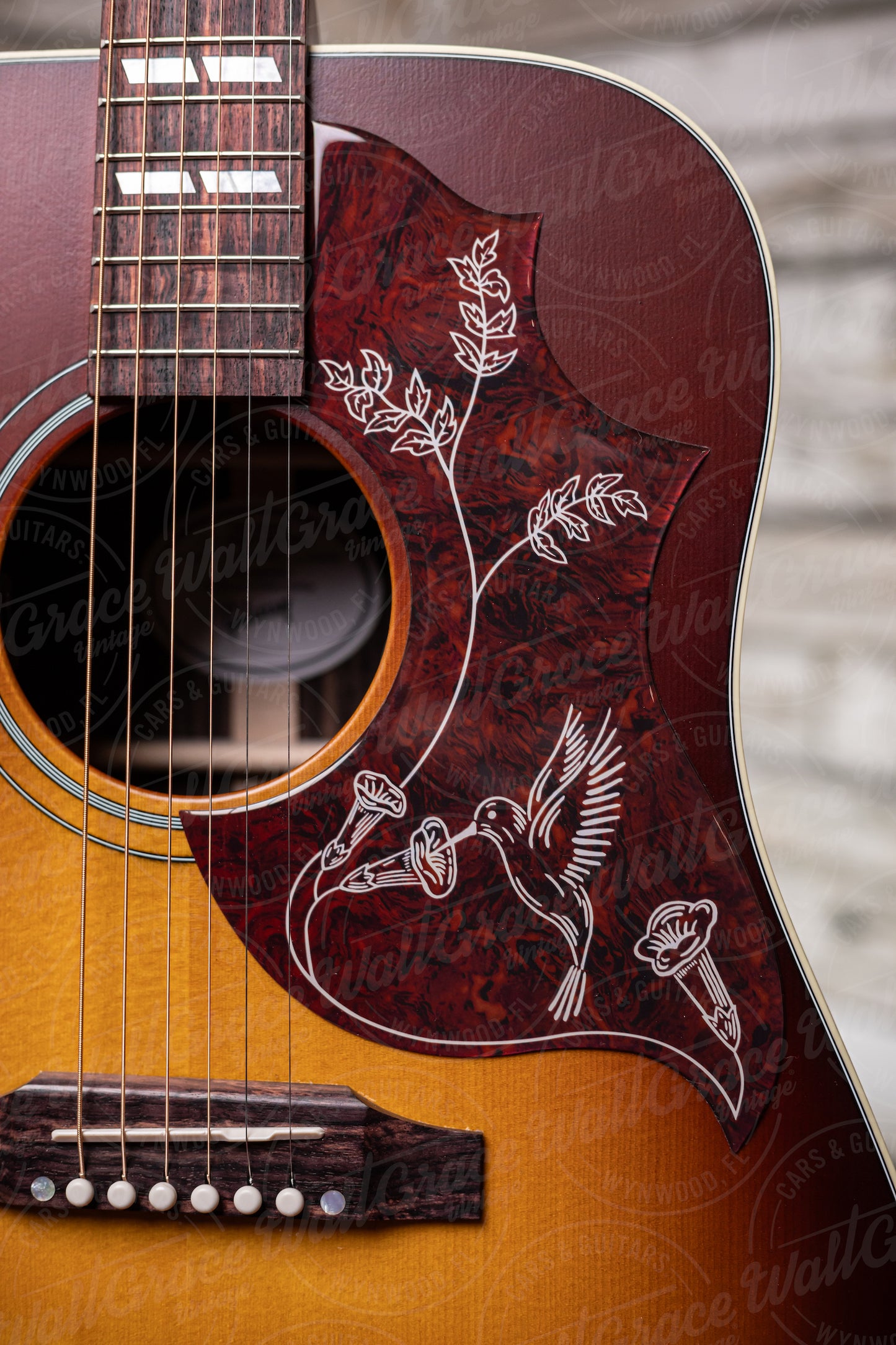 Gibson Hummingbird Studio Rosewood Acoustic Guitar - Satin Rosewood Burst