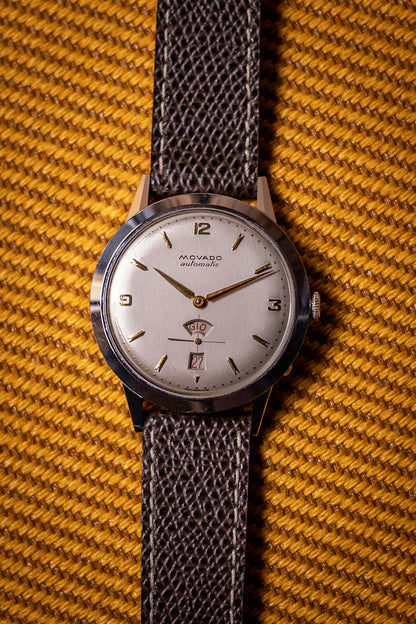 Circa 1960s - 1970s Movado Automatic Calendar in Stainless Steel Ref. 38533