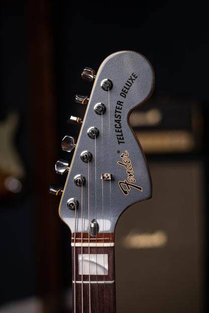 Fender Chris Shiflett Cleaver Telecaster Deluxe Electric Guitar - Charcoal Frost Metallic