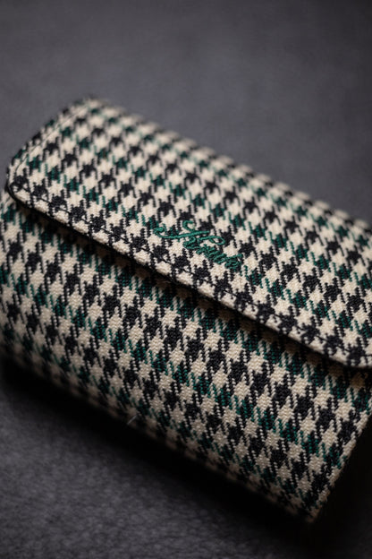 KRUK Green Pepita w/ Black 2-Watch Case