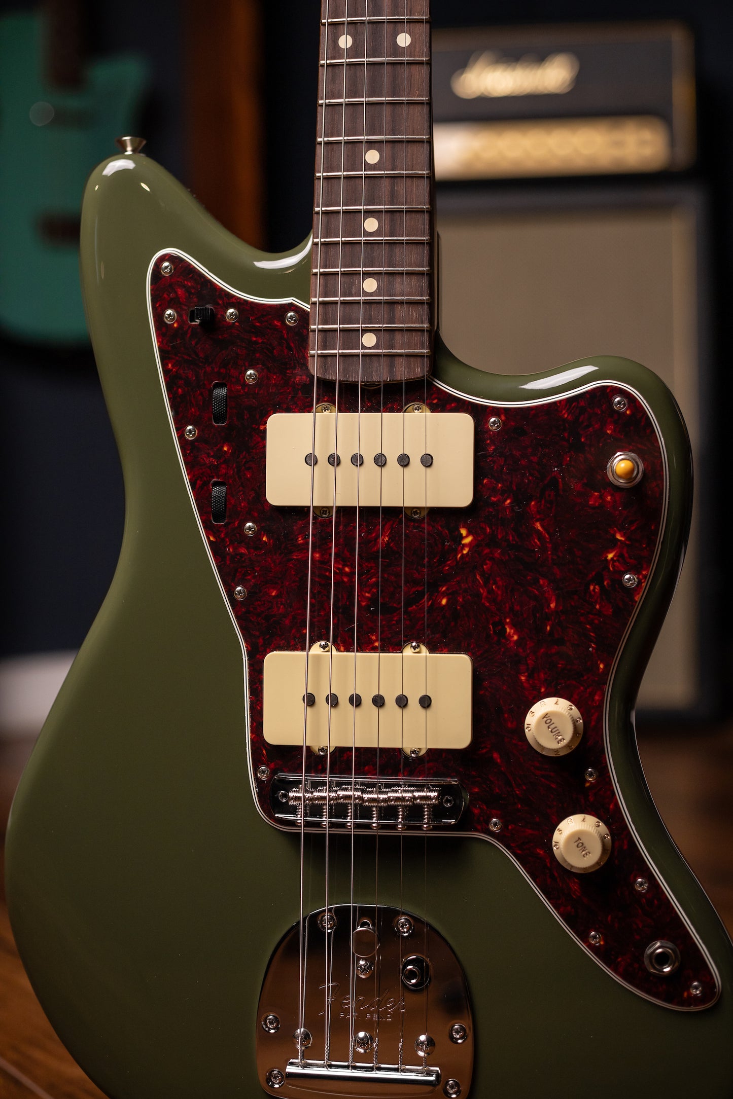 Fender Limited Edition Vintera II '50s Jazzmaster Electric Guitar - Olive