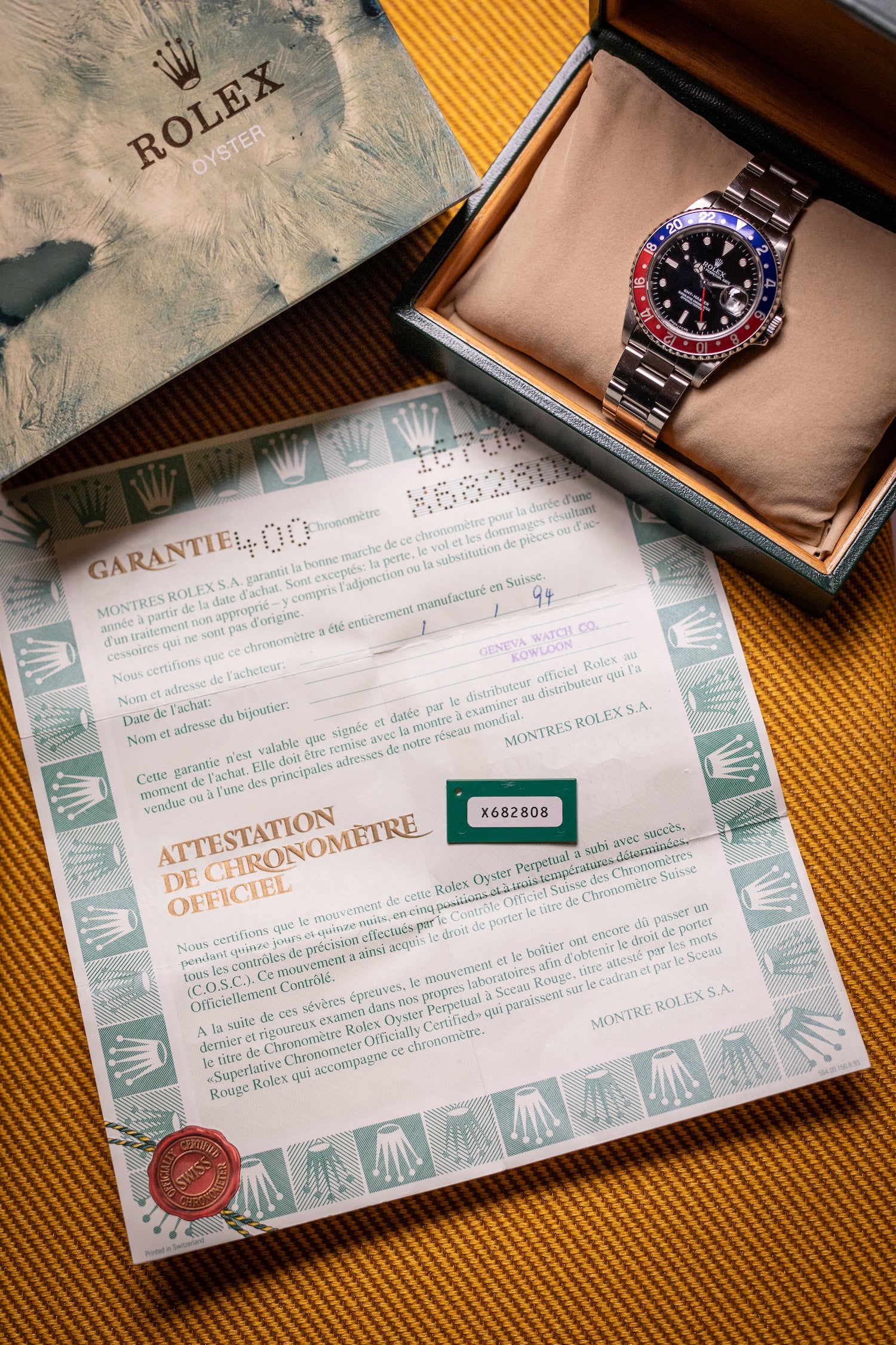 Circa 1991 Rolex GMT-Master "Pepsi" Ref. 16700 w/ Box and Papers
