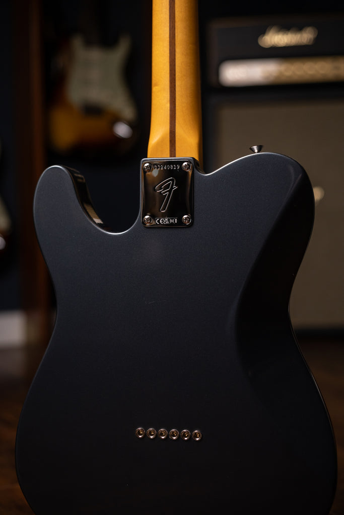 Fender Chris Shiflett Cleaver Telecaster Deluxe Electric Guitar - Charcoal Frost Metallic