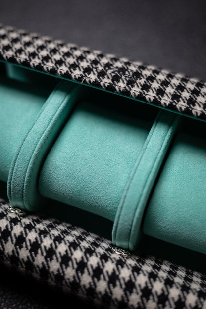 KRUK Black/ White with Tiffany Blue 3- Watch Case