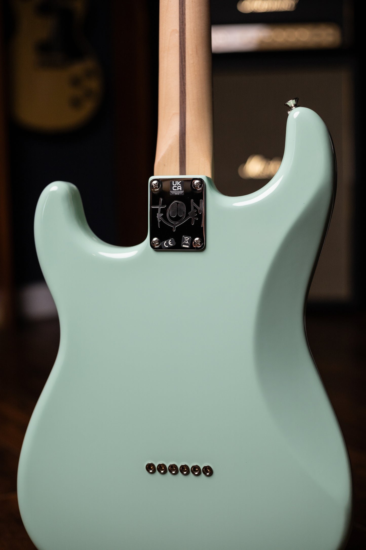 Fender Limited Edition Tom Delonge Stratocaster Electric Guitar - Surf Green