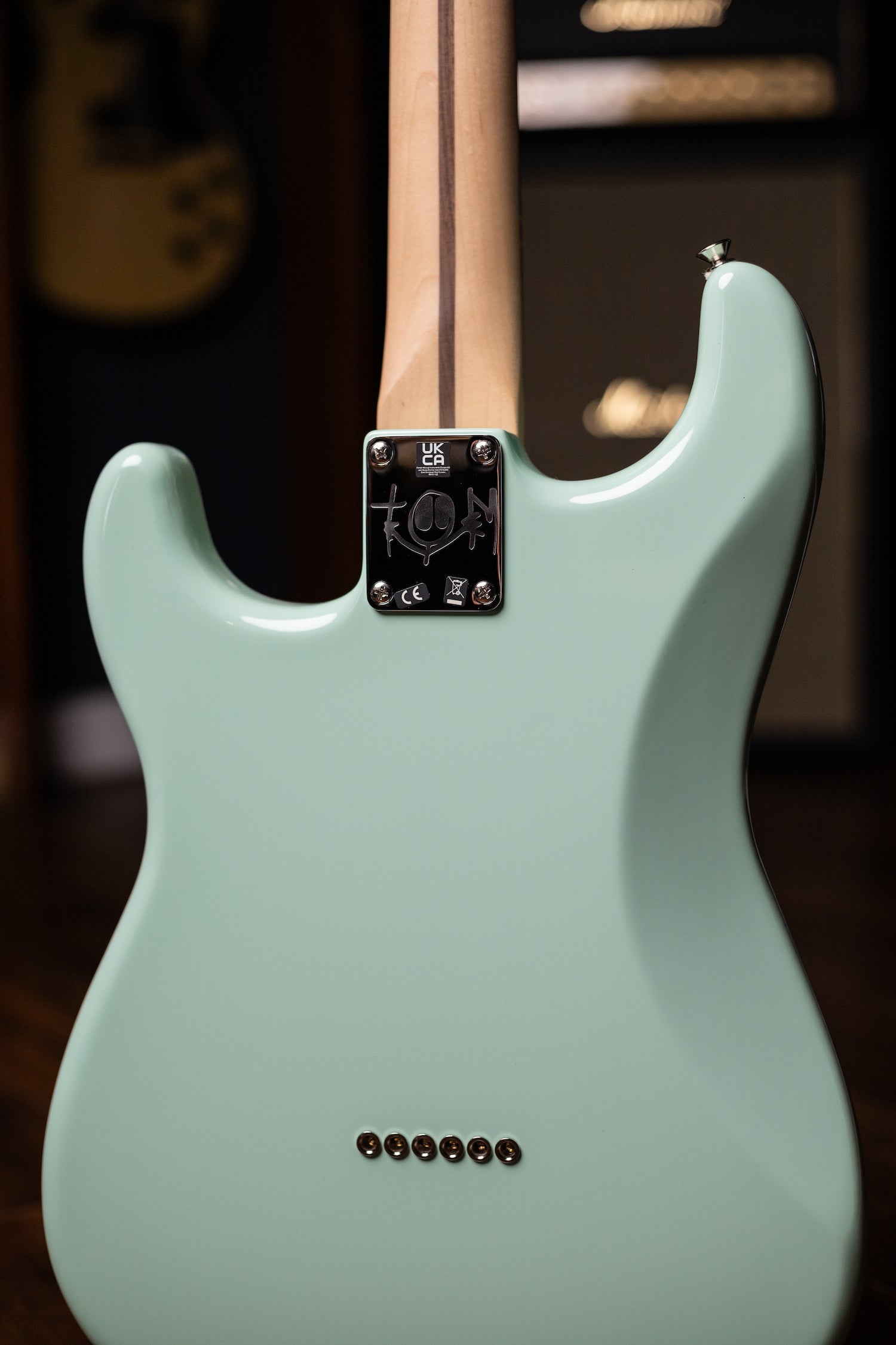 Fender Limited Edition Tom Delonge Stratocaster Electric Guitar - Surf Green