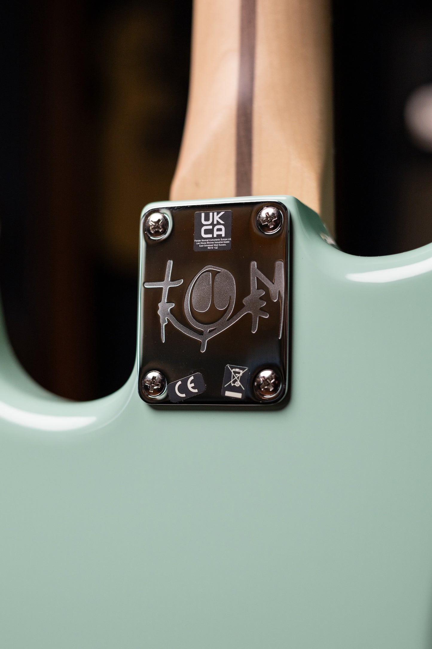 Fender Limited Edition Tom Delonge Stratocaster Electric Guitar - Surf Green